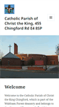 Mobile Screenshot of chingfordctk.co.uk